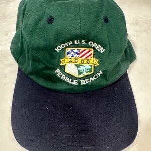 Green and Navy 100th U.S. Open Pebble Beach Cap